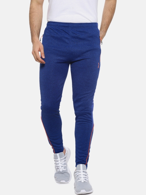 

Campus Sutra Men Blue Solid Sports Track Pants