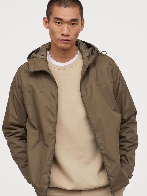 

H&M Men Green Windbreaker