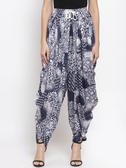 

Jompers Women Blue Printed Dhoti