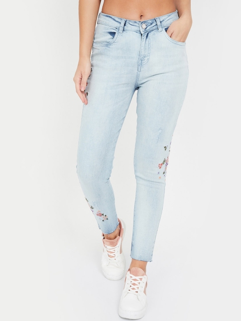 

Ginger by Lifestyle Women Blue Skinny Fit Mid-Rise Clean Look Jeans