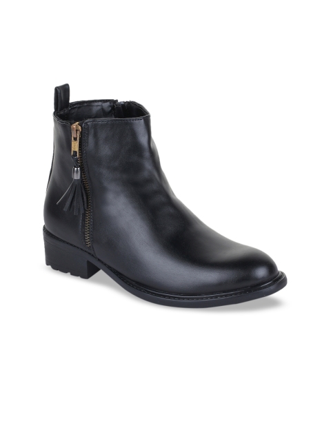 

Bruno Manetti Women Black Flat Boots
