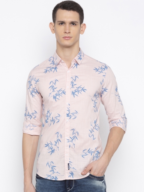 

SPYKAR Men Pink Printed Shirt