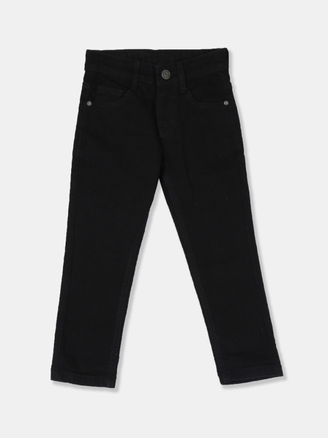 

Cherokee Boys Black Slim Fit Mid-Rise Clean Look Stretchable Jeans