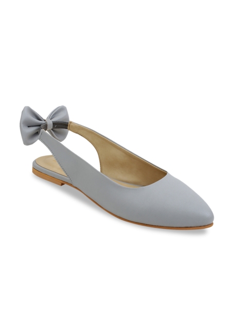 

SCENTRA Women Grey Solid Ballerinas