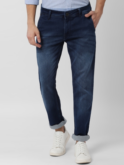

Peter England Casuals Men Navy Blue Slim Fit Mid-Rise Clean Look Stretchable Jeans