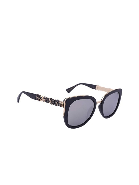 

MARC LOUIS Women Polarised and UV Protected Lens Square Sunglasses ML A71164 XO 6085, Grey