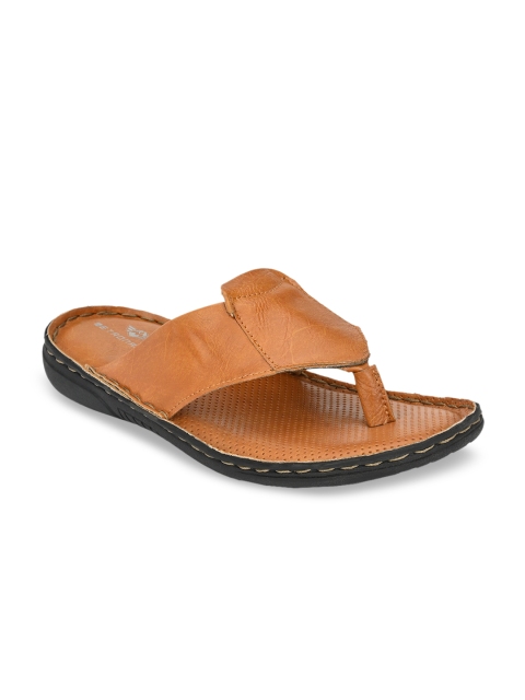 

Metronaut Men Brown Solid Comfort Sandals