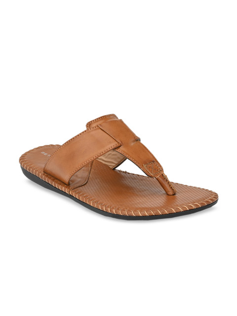 

Metronaut Men Brown Solid Comfort Sandals