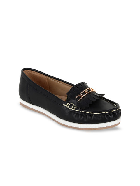 

SCENTRA Women Black Loafers