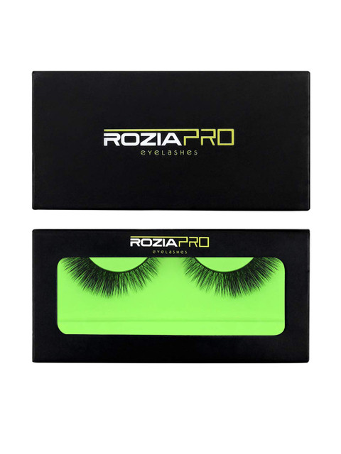 

Rozia Women Black Reusable False Eyelashes