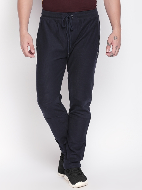 

Ajile by Pantaloons Men Blue Solid Straight-Fit Track Pants