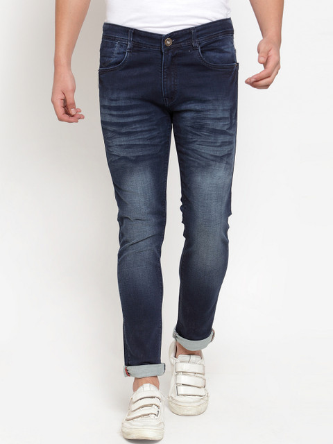 

Rodamo Men Blue Slim Fit Mid-Rise Clean Look Stretchable Jeans