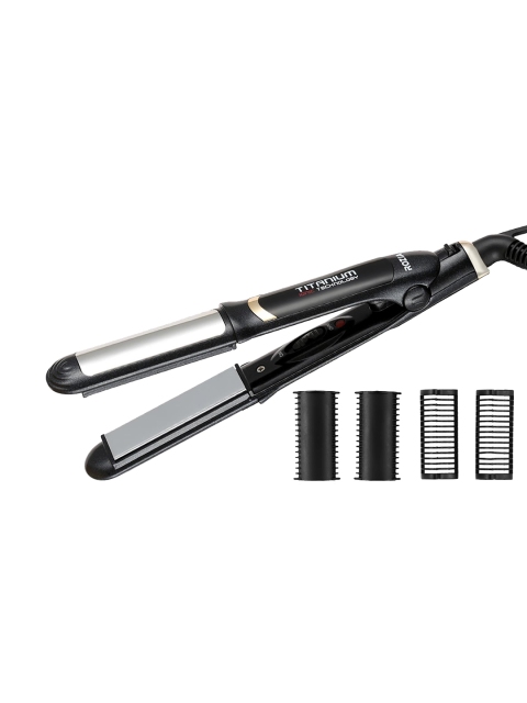 

Rozia Women Black Ionic Technology Multistyler Hair Straightener
