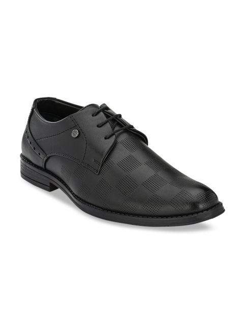 

Ferraiolo Men Black Solid Formal Derbys