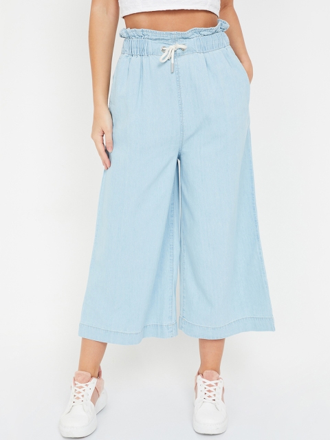 

Ginger by Lifestyle Women Blue Relaxed Fit Mid-Rise Clean Look Jeans