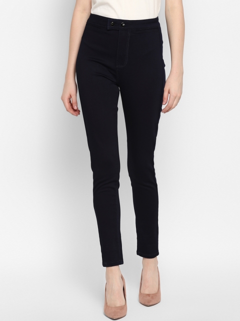 

FOSH Women Blue Skinny Fit Mid-Rise Clean Look Jeans