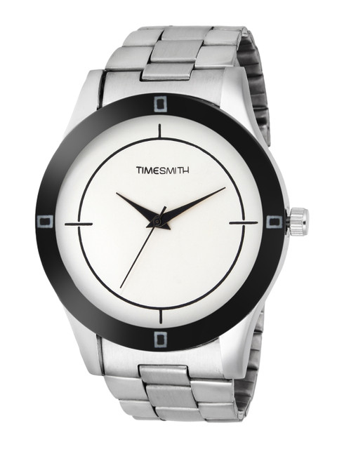

TIMESMITH Men Silver-Toned Analogue Watch TSC-010febs