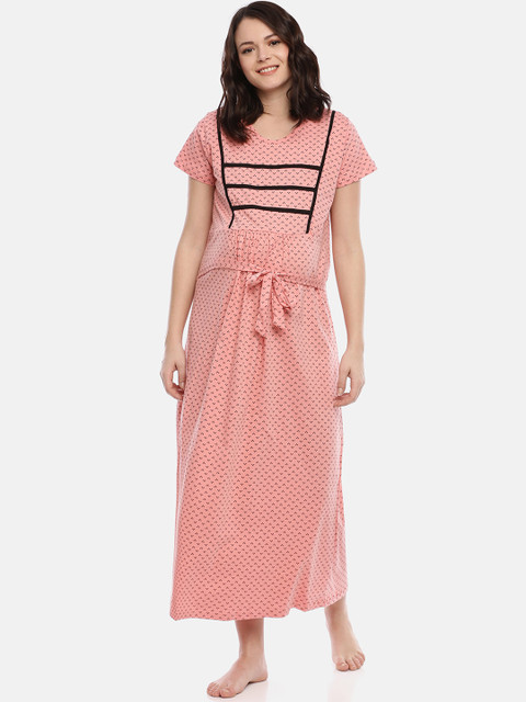 

GOLDSTROMS Pink Printed Maternity Nightdress