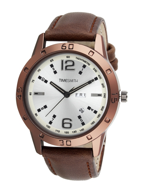 

TIMESMITH Men Silver-Toned Analogue Watch TSC-033febs