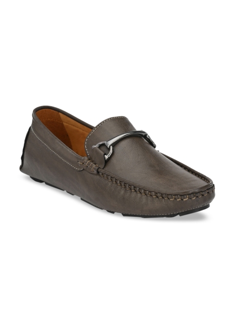 

Fentacia Men Olive Green Driving Shoes