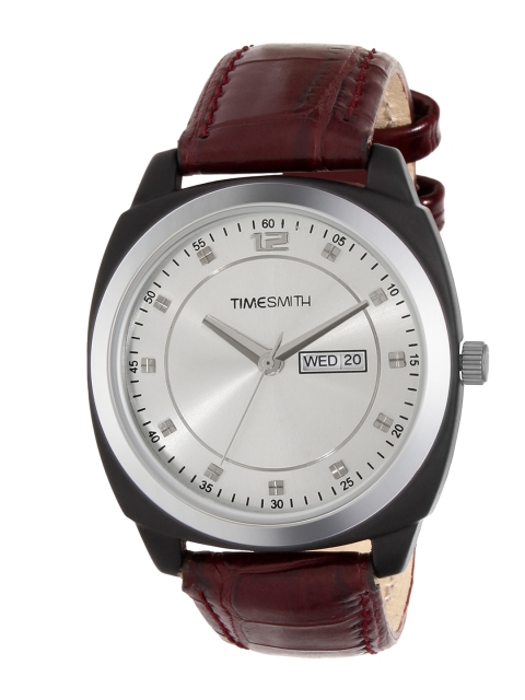 

TIMESMITH Men Silver-Toned Analogue Watch TSC-003febs