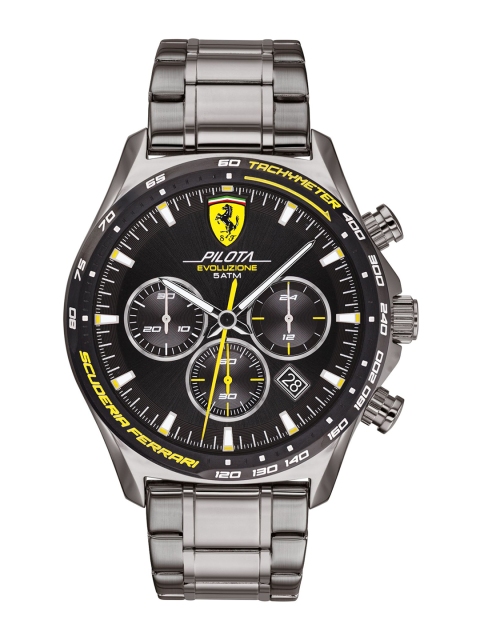 

SCUDERIA FERRARI Men Black Pilota Evo Analogue Watch 0830715