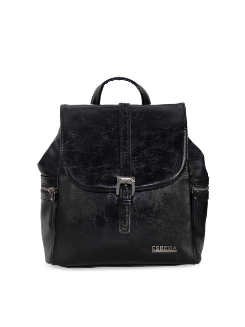 

ESBEDA Women Black Solid Backpack