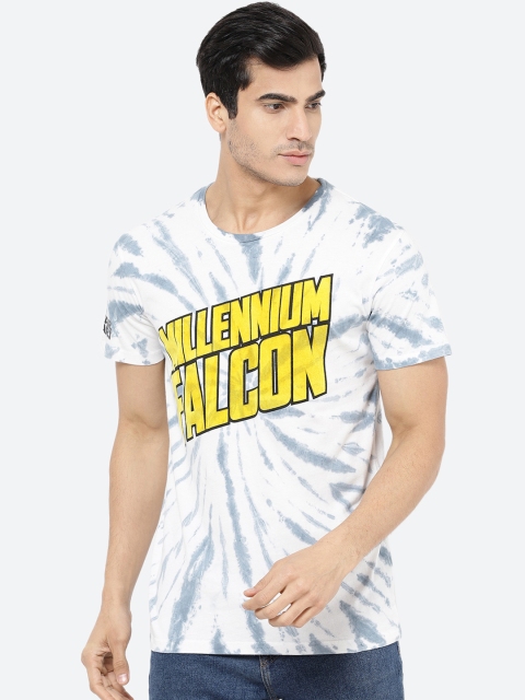 

Free Authority Men White Star Wars Printed T-shirt
