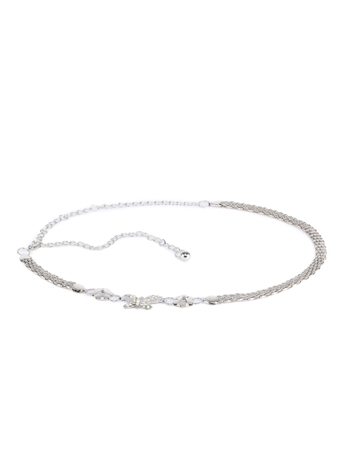 

Alvaro Castagnino Women Silver-Toned Embellished Belt