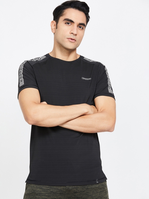 

Kappa Men Black Solid Round Neck T-shirt