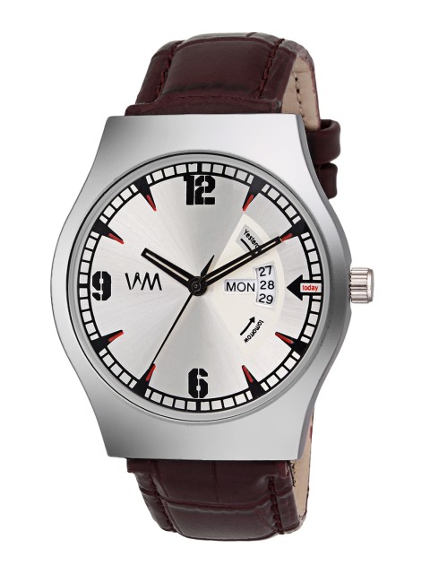 

WM Men Brown & White Analogue Watch DDWM-099febs