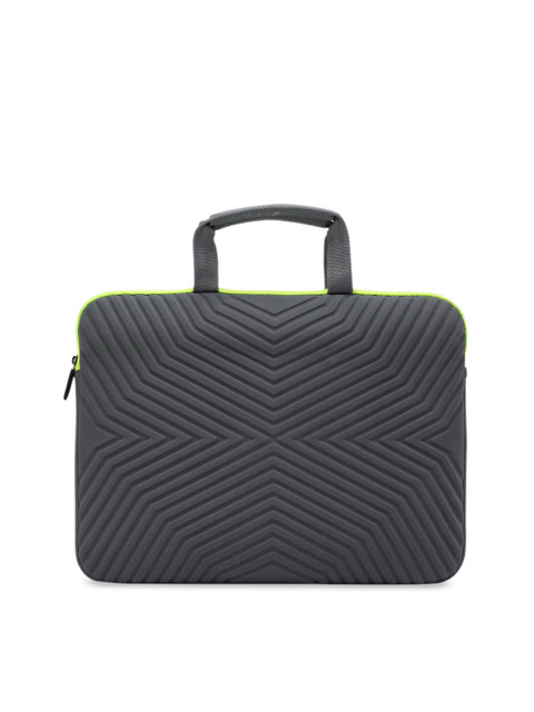 

Tizum Unisex Grey Textured Laptop Sleeve