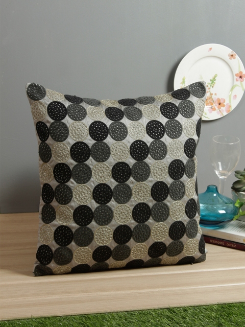 

Living Essence Grey & Green Single Geometric Square Cushion Covers