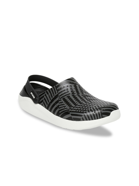 

Crocs Literide Unisex Grey Black Clogs