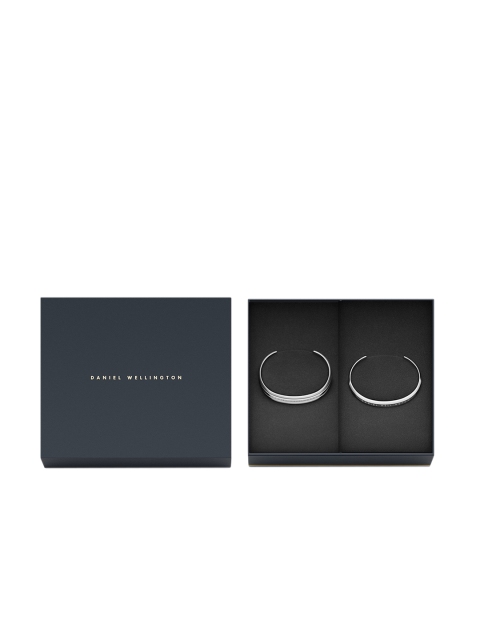 

Daniel Wellington Set Of 2 Classic Silver-Plated & Silver White Bracelet Gift Set