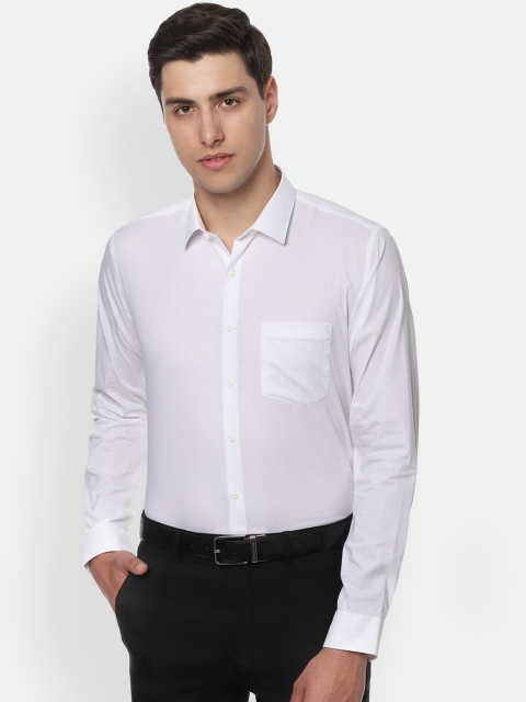 

Van Heusen Men White Slim Fit Solid Formal Shirt