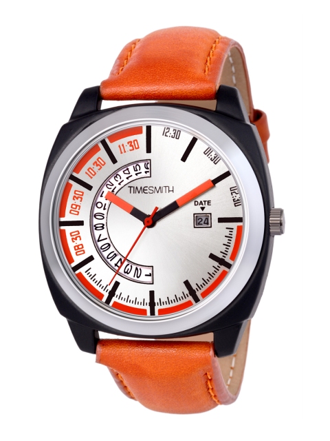 

TIMESMITH Men Silver-Toned Analogue Watch TSC-103 febs