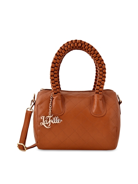 

LaFille Tan Brown Solid Handheld Bag