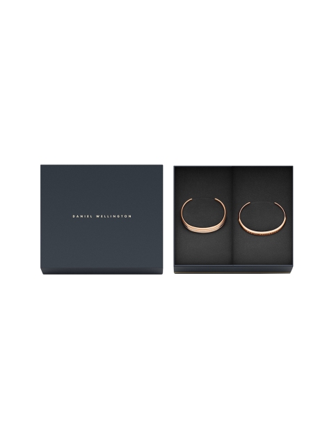 

Daniel Wellington Set Of 2 Classic Rose Gold-Plated & Satin White Bracelet Gift Set