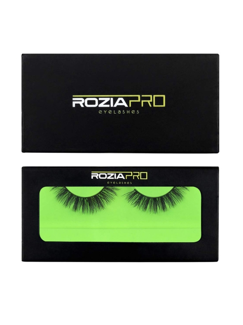 

Rozia Black Natural Looking Crisscrossed Fake Eyelashes