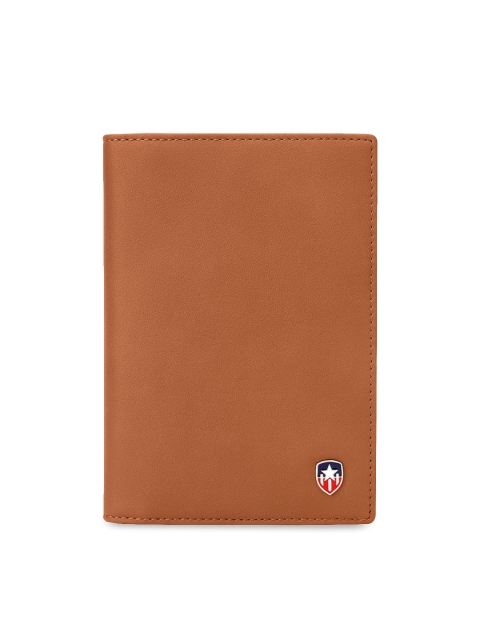 

Tom Martin Unisex Brown Solid RFID Protected Passport Holder