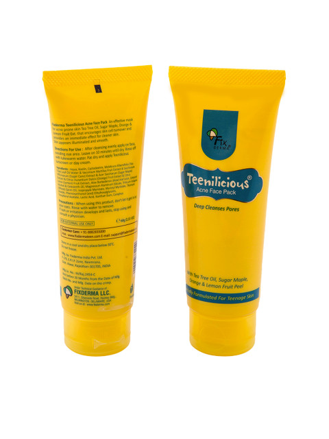 

Teenilicious Girls Acne Face Pack 60 g, Yellow