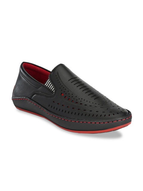 

El Paso Men Black Slip-On Sneakers