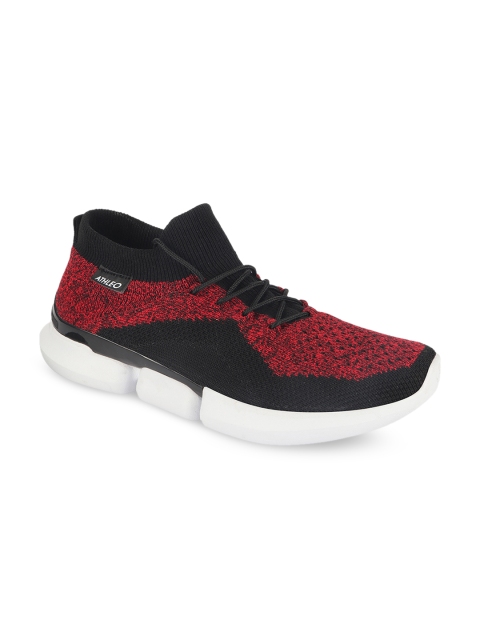 

Action Men Red & Black Synthetic Running Shoes