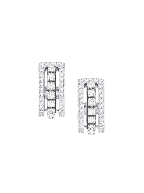 

SWAROVSKI Rhodium-Plated Contemporary Studs, White