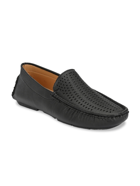 

El Paso Men Black Driving Shoes
