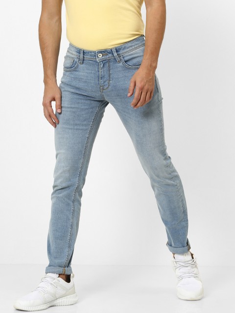 

Celio Men Blue Skinny Fit Mid-Rise Clean Look Stretchable Jeans