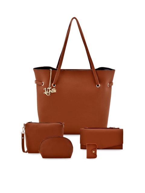 

LaFille Brown Solid Shoulder Bag