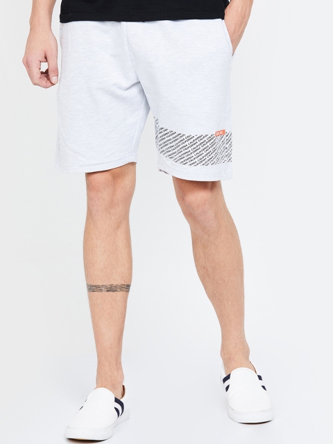 

UCLA Men White Printed Regular Fit Regular Shorts