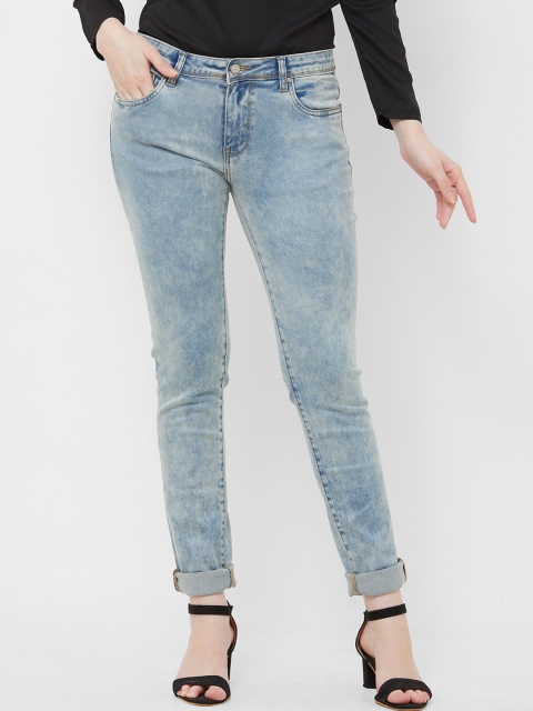

Fusion Beats Women Blue Regular Fit Mid-Rise Clean Look Jeans